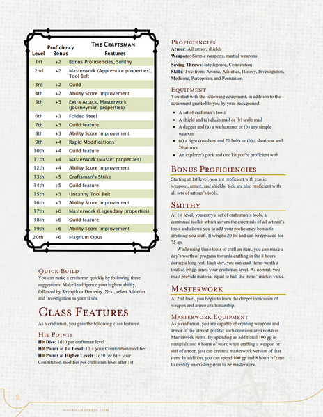 Complete Craftsman (PDF)